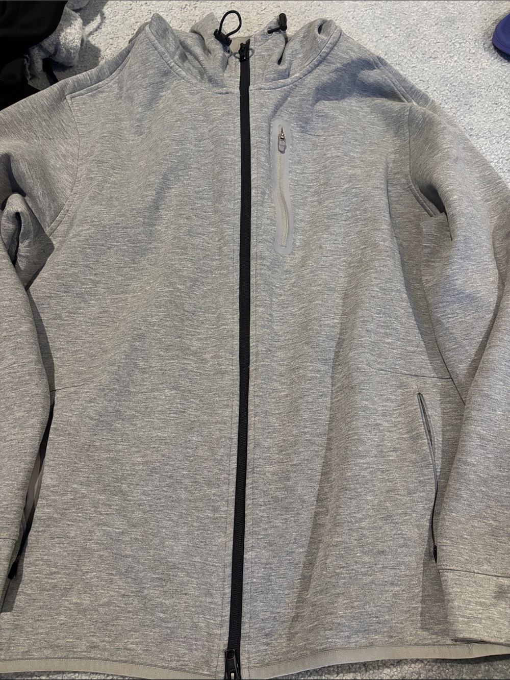 VRST Gray Zip Hoodie